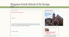 Desktop Screenshot of kingstongreekschool.blogspot.com