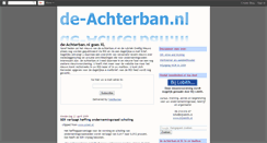 Desktop Screenshot of de-achterban.blogspot.com