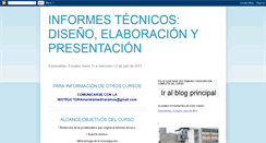 Desktop Screenshot of informestecnicosesmeraldasjulio11.blogspot.com