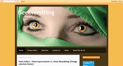 Desktop Screenshot of iseeevrything.blogspot.com