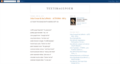 Desktop Screenshot of jimleftwichtextimagepoem.blogspot.com