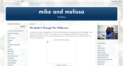 Desktop Screenshot of mikeandmelissawilde.blogspot.com