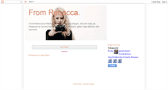Desktop Screenshot of fromrebecca.blogspot.com