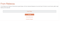 Tablet Screenshot of fromrebecca.blogspot.com