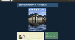 Desktop Screenshot of foreclosurerefund.blogspot.com