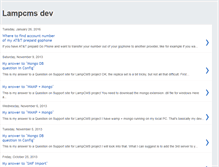 Tablet Screenshot of lampcms.blogspot.com