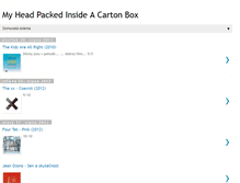 Tablet Screenshot of myheadpackedinsideacartonbox.blogspot.com