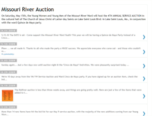 Tablet Screenshot of moriverauction.blogspot.com