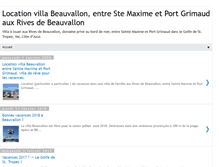 Tablet Screenshot of beauvallon-vacances.blogspot.com