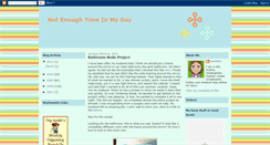 Desktop Screenshot of notenoughtimeinmyday.blogspot.com