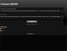 Tablet Screenshot of crisseshacks.blogspot.com