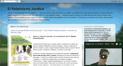 Desktop Screenshot of elrelativismojuridico.blogspot.com