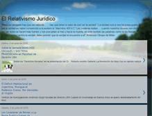 Tablet Screenshot of elrelativismojuridico.blogspot.com