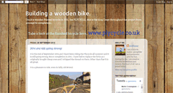 Desktop Screenshot of buildingawoodenbike.blogspot.com