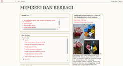 Desktop Screenshot of memberidanberbagi.blogspot.com