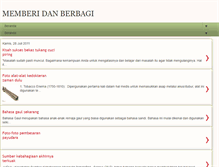 Tablet Screenshot of memberidanberbagi.blogspot.com