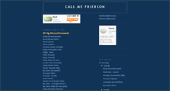 Desktop Screenshot of call-me-frierson.blogspot.com