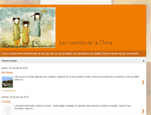 Tablet Screenshot of loscuentosdelachina.blogspot.com