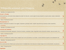 Tablet Screenshot of gongorawikies.blogspot.com