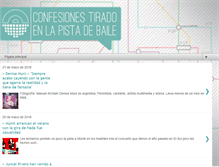 Tablet Screenshot of confesionestiradoenlapistadebaile.blogspot.com
