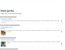 Tablet Screenshot of kozosgomba.blogspot.com