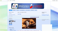 Desktop Screenshot of chilefuerzajoven.blogspot.com