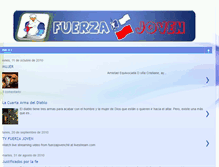 Tablet Screenshot of chilefuerzajoven.blogspot.com