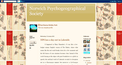 Desktop Screenshot of norwichpyschogeographicalsociety.blogspot.com