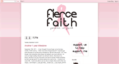 Desktop Screenshot of fiercefaith.blogspot.com