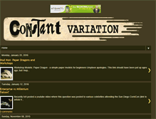 Tablet Screenshot of constantvariation.blogspot.com