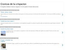 Tablet Screenshot of cronicasdelacrispacion.blogspot.com