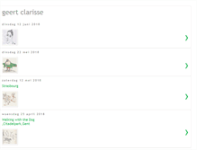 Tablet Screenshot of geertclarisseeveryday.blogspot.com