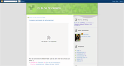 Desktop Screenshot of elblogdecarmen-caarmeen.blogspot.com
