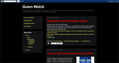 Desktop Screenshot of gulenwatch.blogspot.com