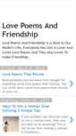 Mobile Screenshot of love-poems-and-friendship.blogspot.com