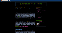 Desktop Screenshot of elplacerdeserdiferente.blogspot.com