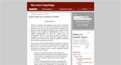 Desktop Screenshot of fdescoursmaquillageb.blogspot.com
