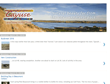 Tablet Screenshot of cayusemoseslake.blogspot.com