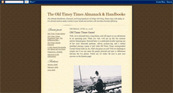 Desktop Screenshot of oldtimeytimes.blogspot.com