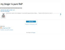 Tablet Screenshot of myblogerispurerap.blogspot.com