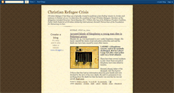 Desktop Screenshot of christianrefugees.blogspot.com