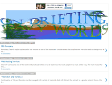 Tablet Screenshot of drifting-words.blogspot.com