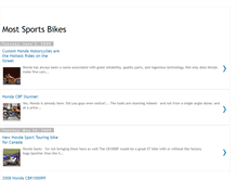 Tablet Screenshot of bikes-sportz.blogspot.com