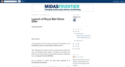 Desktop Screenshot of midasfrontier.blogspot.com