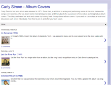 Tablet Screenshot of carlysimonalbumcovers.blogspot.com