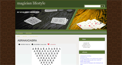 Desktop Screenshot of magicianshares.blogspot.com