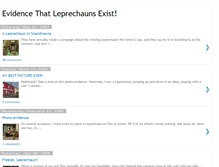 Tablet Screenshot of leprechaunevidence.blogspot.com