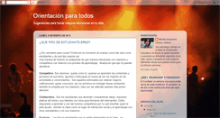 Desktop Screenshot of orientacionparatodos.blogspot.com