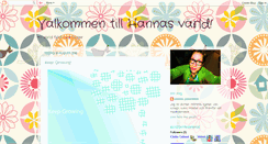 Desktop Screenshot of hannaslillavarld.blogspot.com