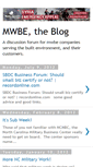Mobile Screenshot of mwbeblog.blogspot.com